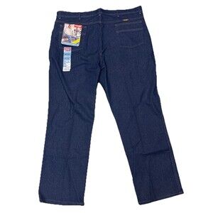 Wrangler Jeans Mens 44x30 Flex Fit Waist Denim Jeans Stretch Straight Leg